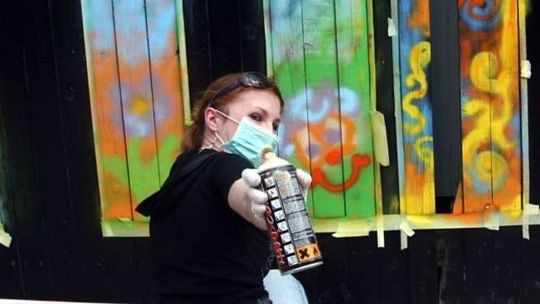 Nowe graffiti przy KUL