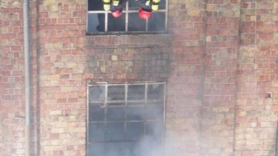 Pożar w byłej cukrowni