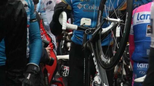 Tour de Pologne-protest kolarzy