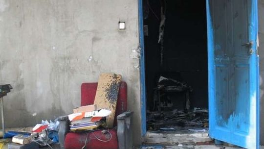 Spaliła się wytwórnia plandek Spaliła się wytwórnia plandek