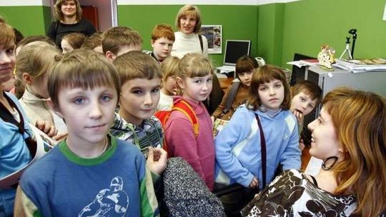 Dzieci z wizytą w redakcji
