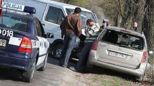 Wypadek w Jakubowicach.
