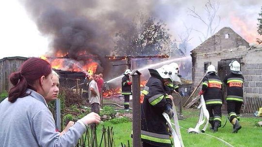 Łobaczew Duży: Pożar gospodarstw