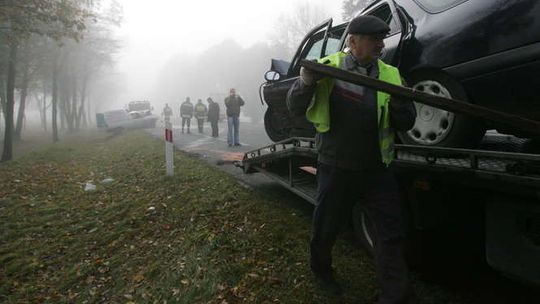 Wypadek na obwodnicy Lubartowa