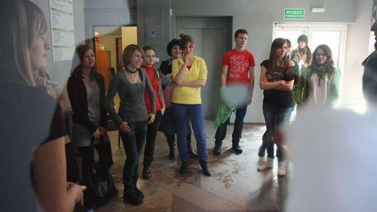 Wycieczka szkolna w redakcji Dziennika Wschodniego