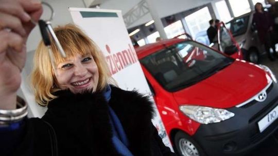 Pani Barbara wygrała samochód