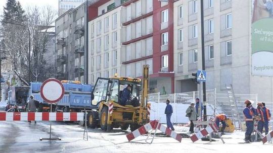 Awaria na ul. Lubomelskiej.