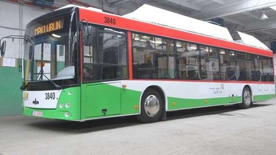 Nowy trolejbus.