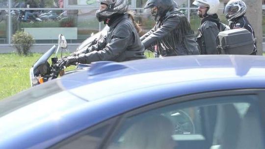 Zlot motocyklistów w Lublinie.