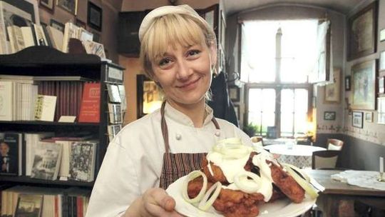 Latkes w \"Mandragorze\".