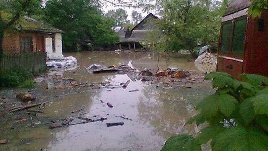 Powódź w Basonii, gm. Józefów nad Wisłą