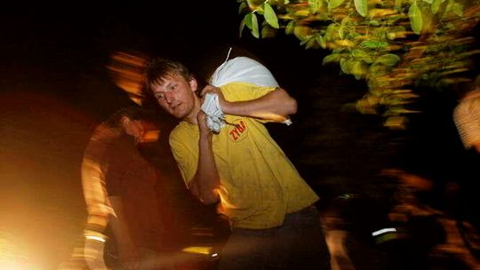 Wisła przerwała wały w Popowie