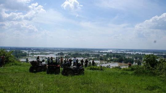 Widok na Powiśle ze skarpy dobrskiej