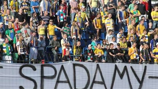 Z ŁKS Łódź 0:3 - kiepskie pożegnanie.