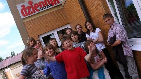 Uczniowie SP nr 4 w Lubartowie w redakcji Dziennika Wschodniego