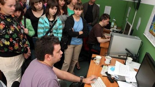 Gimnazjaliści z Wilkowa w redakcji Dziennika Wschodniego