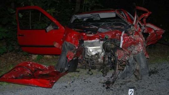 Wypadek czterech aut w Orzechowie