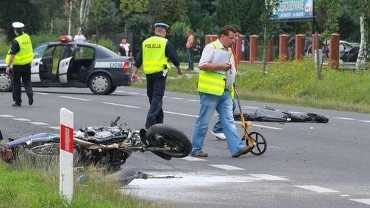 Barak - w wypadku zginął motocyklista.