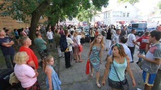Pożar szpitala na ul. Radziwiłłowskiej