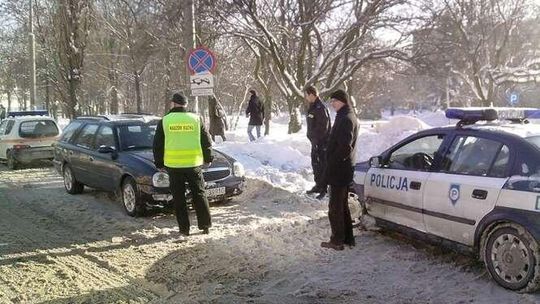 Ford zablokował wyjazd trolejbusom przy Chodźki w Lublinie