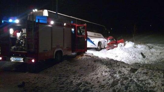 Wypadek w Leokadiowie