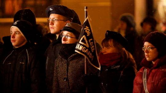 Harcerze przywieźli do Lublina Światło Pokoju 