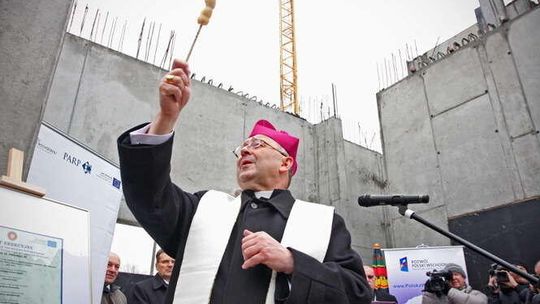 Budowa Centrum Nauk. Uniwersytetu Przyrodniczego
