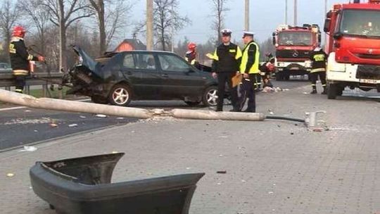 Wypadek na obwodnicy Białej Podlaskiej