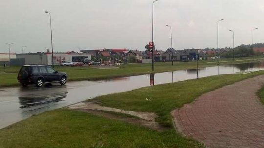 Świdnik zalany po ulewie