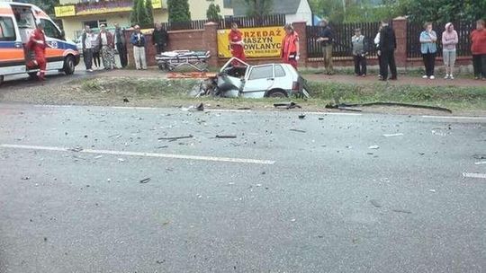 Wypadek w Dobrosławowie