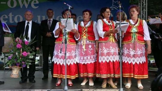 Jarosław Kaczyński w Rybczewicach