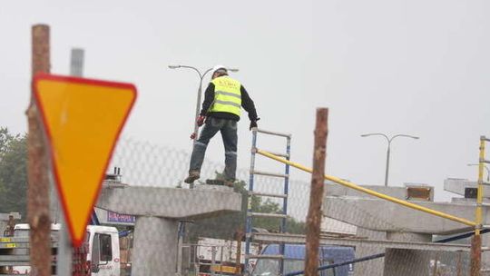 Prace nad drogą S-17