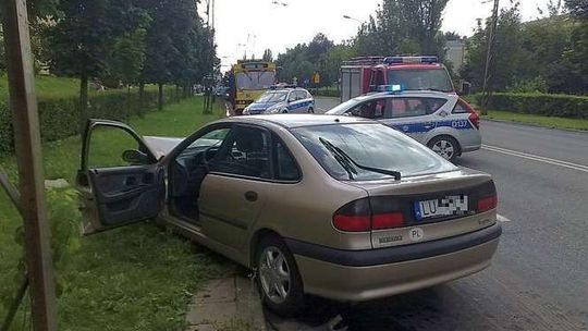 Wypadek na Al. Racławickich w Lublinie