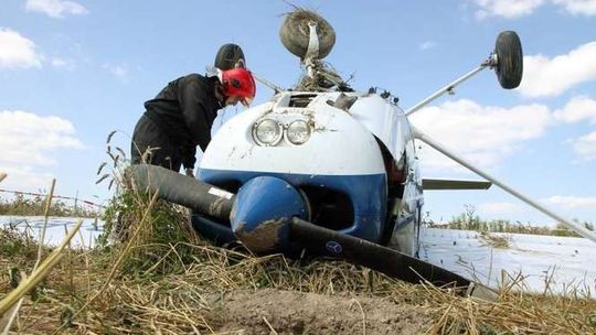 Awaryjne lądowanie Cessny