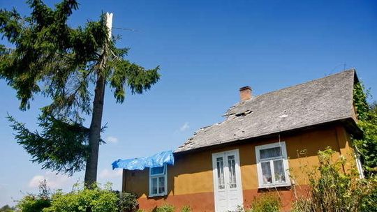 Nawałnica przeszła przez Mościska gm.Żółkiewka