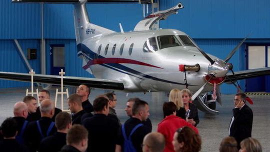 Pierwszy kadłub samolotu Pilatus z PZL Świdnik