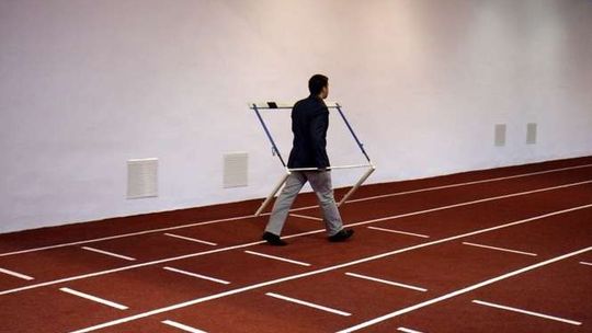 Hala lekkoatletyczna w Zespole Szkół Elektronicznych w Lublinie