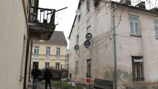 Pożar kamienicy w Białej Podlaskiej