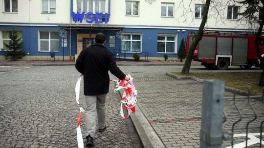 Fałszywy alarm bombowy w WSEI 
