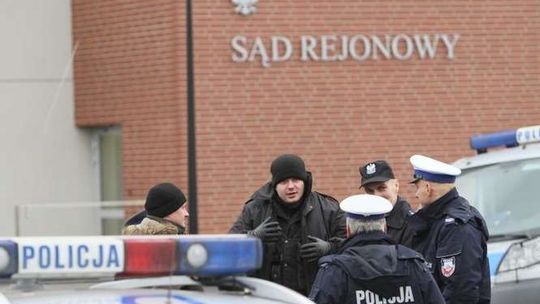 Alarm bombowy w sądzie