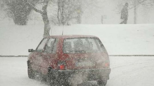 Śnieżyca nad Lublinem