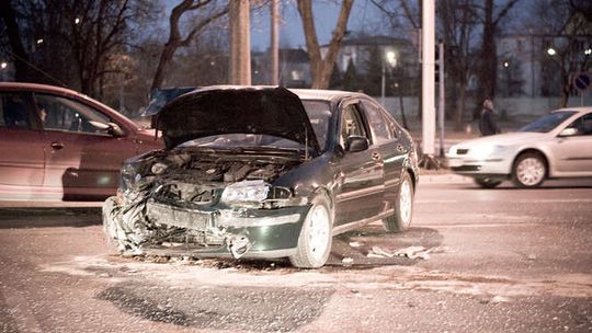 Stłuczka na Drodze Męczenników Majdanka w Lublinie