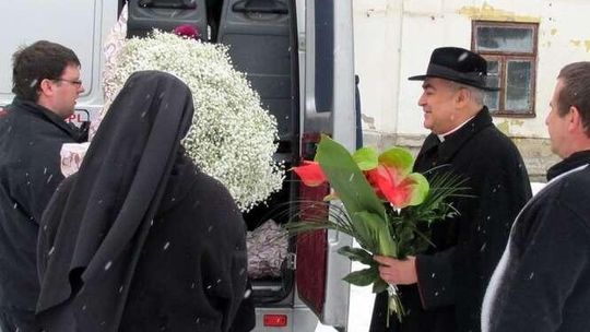 Z Hrubieszowa do Łucka: Zawieźli świąteczne dary dla najuboższych