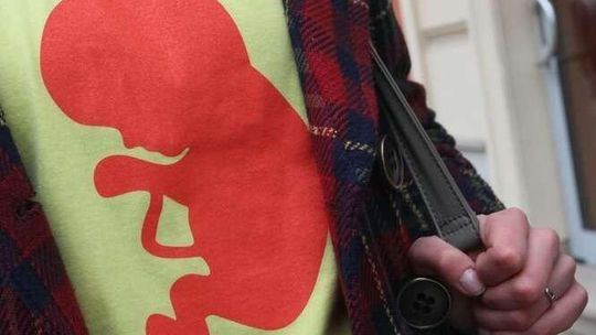 Pikieta antyaborcyjna przed biurem partii Palikota w Lublinie