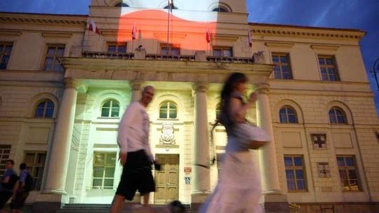 Świąteczny  deptak w Lublinie