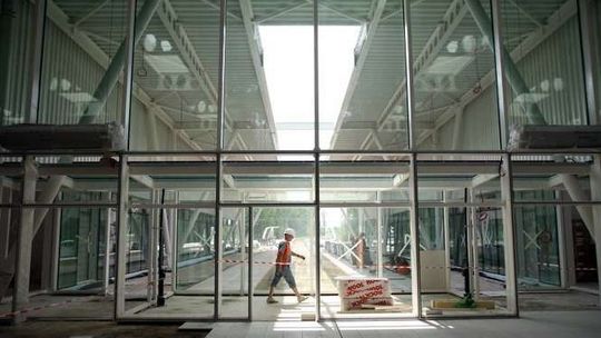 Budowa terminalu lotniska w Świdniku