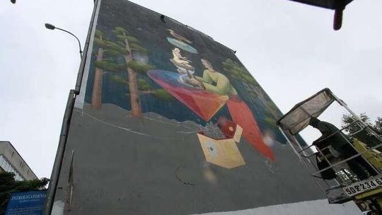 Nowy mural na ul. Jasnej