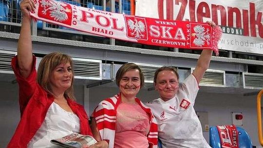 Strefa kibica w hali Globus 