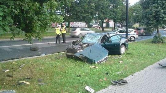 Wypadek na ul. Związkowej w Lublinie