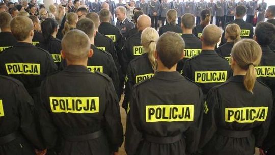 Przysięga policjantów garnizonu lubelskiego